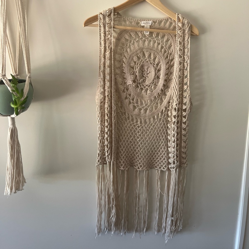 Boho kimono tank